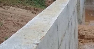 Строительство подпорной стенки из бетона в Новосибирске в октябре